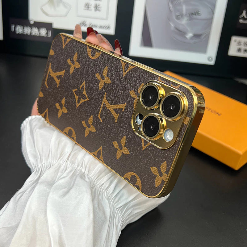 NEW DESIGN SOFT LUXURY IPHONE CASE WITH GOLDEN BORDER Roxy New 2