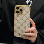 NEW DESIGN SOFT LUXURY IPHONE CASE WITH GOLDEN BORDER Roxy New 2