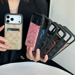 Luxury Case Modern Heritage Card Holder for iPhone 12-18 Pro & Pro Max