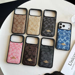 Luxury Case Modern Heritage Card Holder for iPhone 12-18 Pro & Pro Max