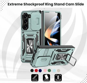 Extreme Z Fold 6, 5, 4 Shockproof Ring Stand Cam Slide Case