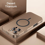 Magsafe Aluminum Metal Frame Magnetic Case For iPhone With Lens Camera Cover