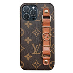 LUXURY LEATHER  WRIST BAND IPHONE CASE