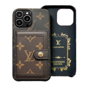 Beautiful luxury iphone case with credit card holder