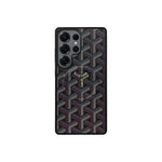 Premium Black GYD-Style Pattern with Magsafe Option for Samsung S22-S26 Series