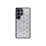 Premium White GYD-Style Pattern with Magsafe Option for Samsung S22-S26 Series