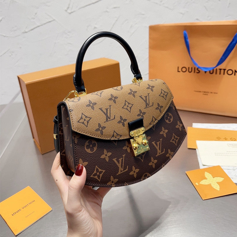 Louis Vuitton Monogram Canvas Handbag With Chain