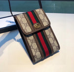 Designer Crossbody Purse Leather Belt Case Holster