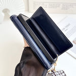 Premium Leather TB Phone Case With Flip Wallet For iPhone 13-18