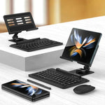 FlexiDesk Z Fold Wireless Keyboard, 360° Stand, Mouse, Pen Set