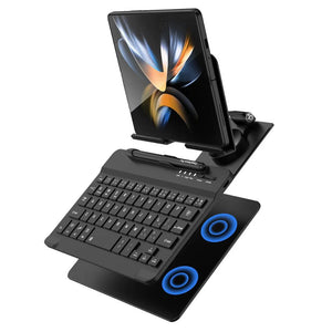 FlexiDesk Z Fold Wireless Keyboard, 360° Stand, Mouse, Pen Set