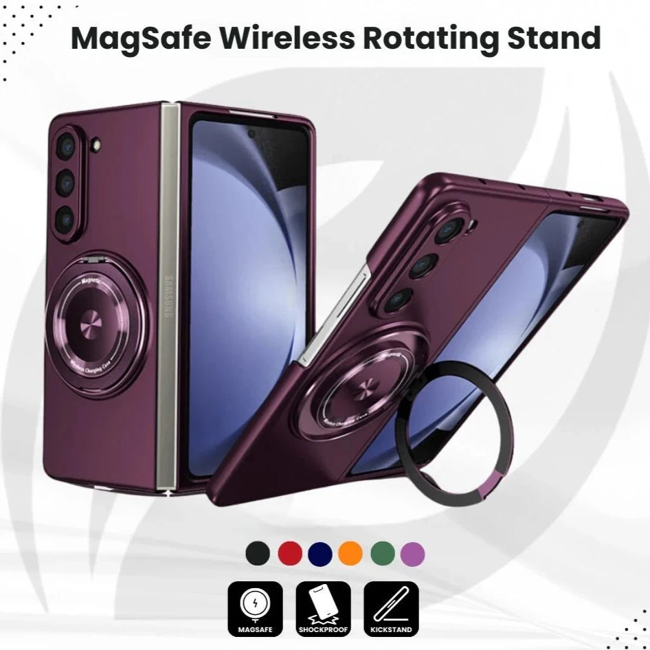 MagSafe Z Fold 6, 5, 4, 3 Wireless Rotating Stand Case