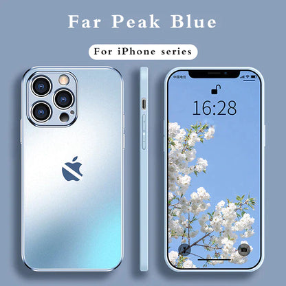 Frosted TPU Glass Case for iPhone 14 13 12 series