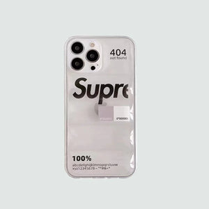 3D Puffer Fashion Supreme Case For IPhone 14 13 12