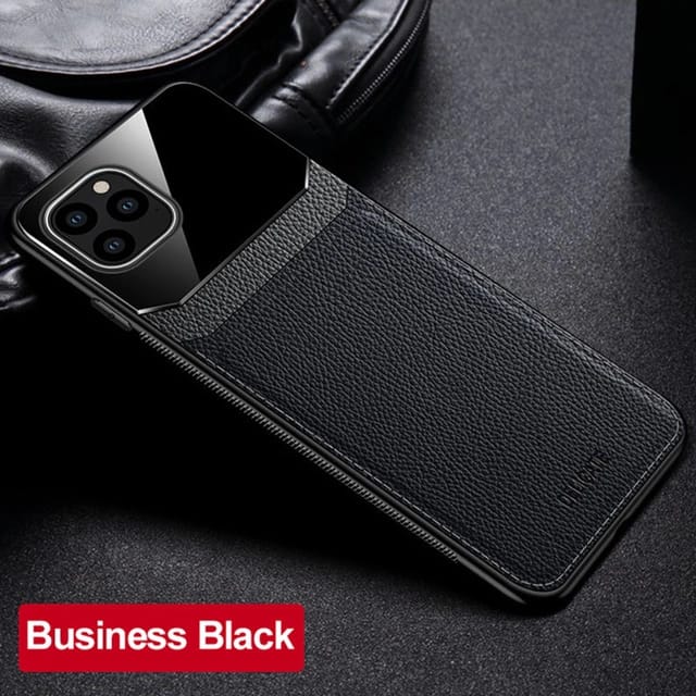 Ultra Thin Delicate Leather Phone Shockproof Cover For iPhone 12 series - theroxymob