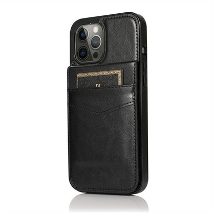 Business Leather Case with Card Slots for iPhone 14 series - theroxymob
