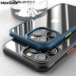 Shockproof Clear Case HD Transparent Silicone For iPhone 14 13 - theroxymob