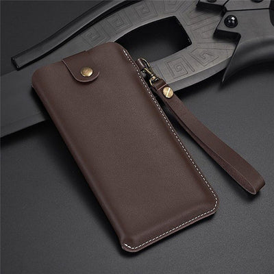 Business Leather Storage Bag Shockproof Case for Samsung Galaxy Fold - theroxymob