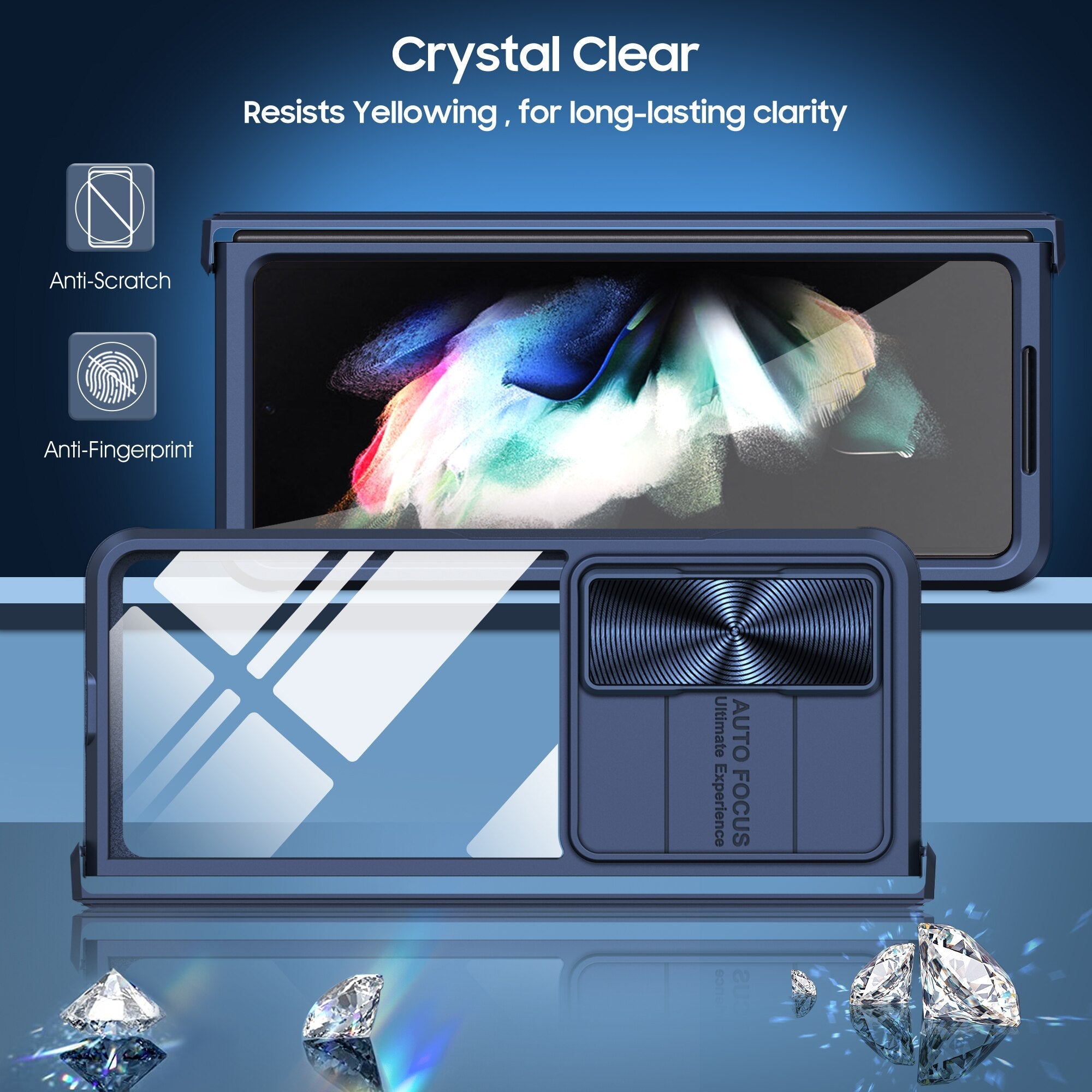 ANTI-DROP CLEAR CASE SLIDE CAMERA PROTECTION FOR SAMSUNG GALAXY Z FOLD 4