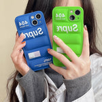 3D Puffer Fashion Supreme Case For IPhone 14 13 12