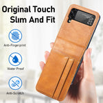 Card Holder Wallet Leather Case for Samsung Galaxy Z Flip 4