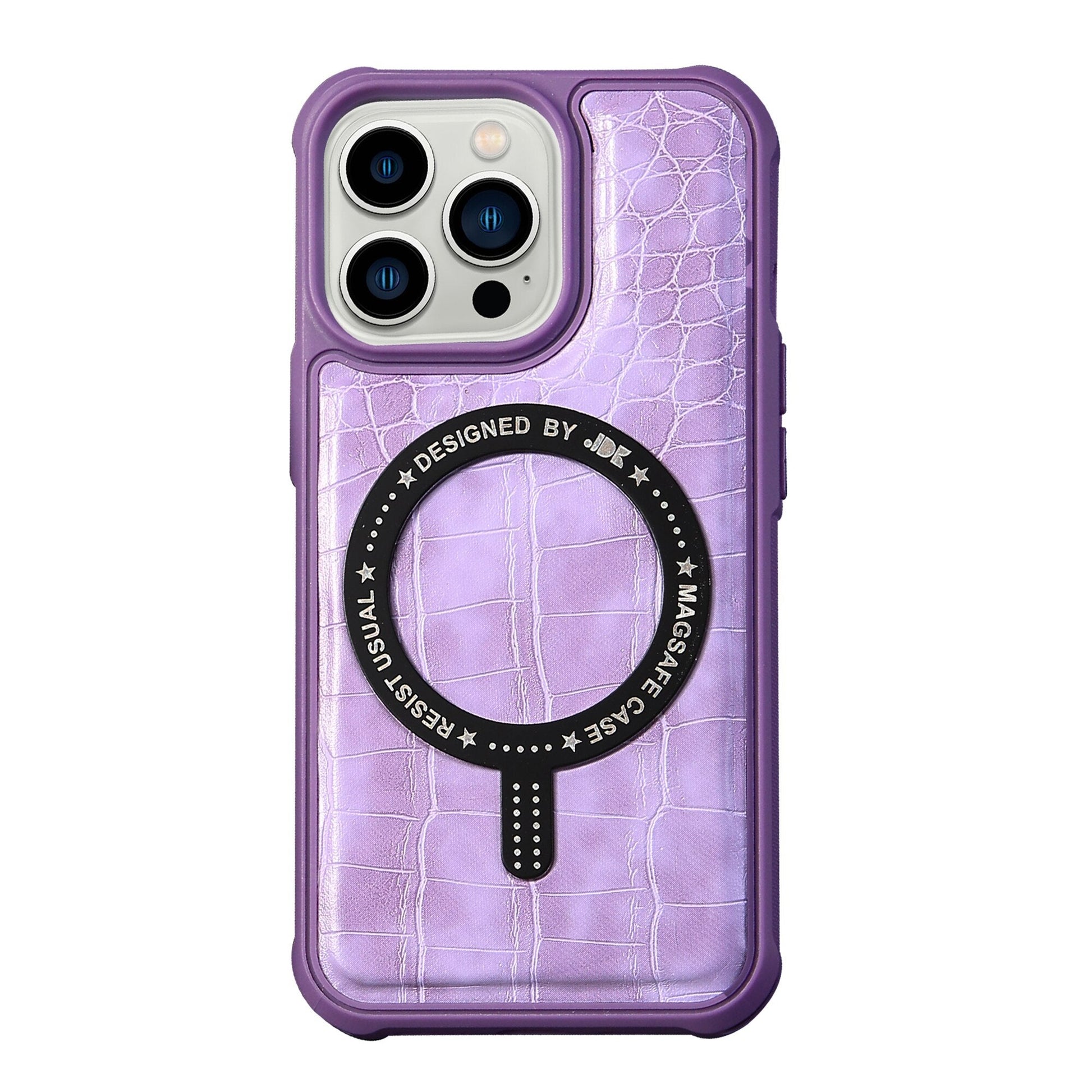 Magnetic Leather Case For iPhone 14 13 12 series - theroxymob