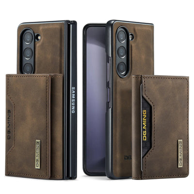 2 in 1 Removable Cards Bag Wallet Leather Case for Samsung Galaxy Z Fold5 Fold4 Magnetic Pocket Purse Stand Cover