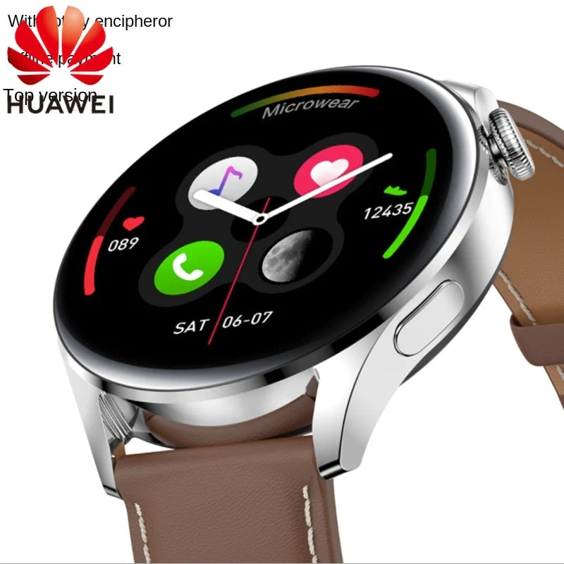 GT 3 Smart Huawei Watch NFC On Wrist Fashion Men Music Playback Smartwatch Tracker - theroxymob
