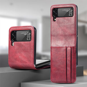 Card Holder Wallet Leather Case for Samsung Galaxy Z Flip 4