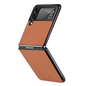 Luxury Carbon Fiber Slim Case for Samsung Galaxy Z Flip 4