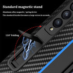 For Samsung Galaxy Z Fold 4 Luxury Cover Carbon Fiber Ultrathin All-Inclusive Back Cover - theroxymob