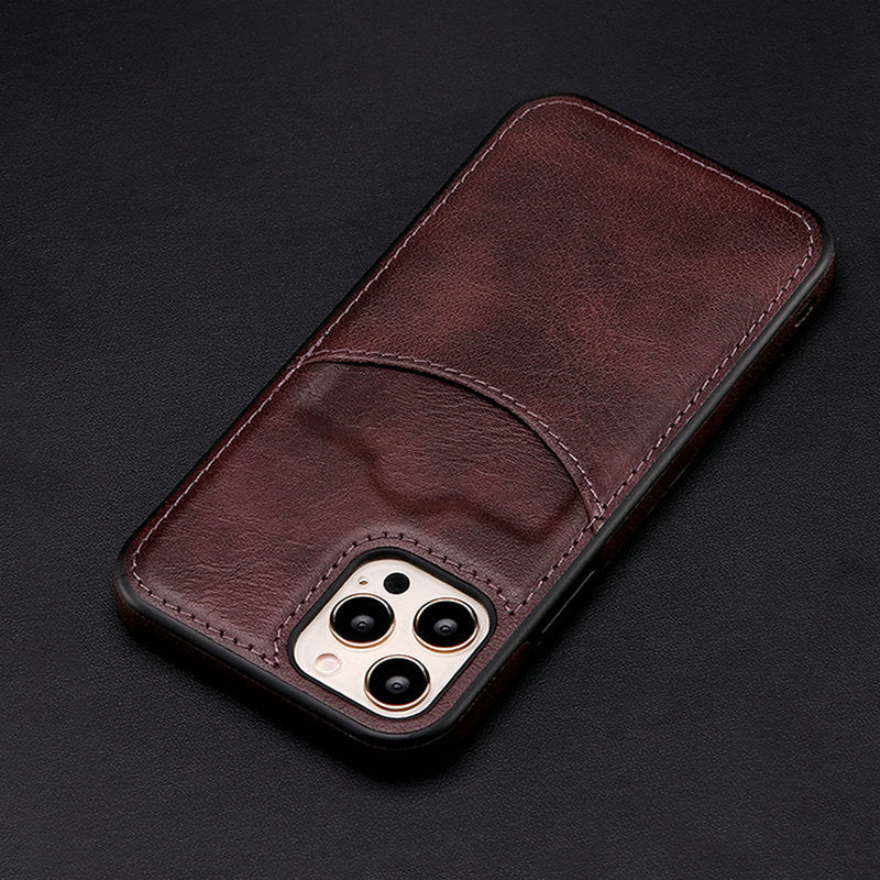 Luxury Case PU Leather Fashion Wallet Credit Card Slot For iPhone 14 - theroxymob