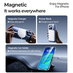 Magnetic Case For iPhone 15-14-13 Slim Thin Phone Case Transparent Cover Magnet Back Cover