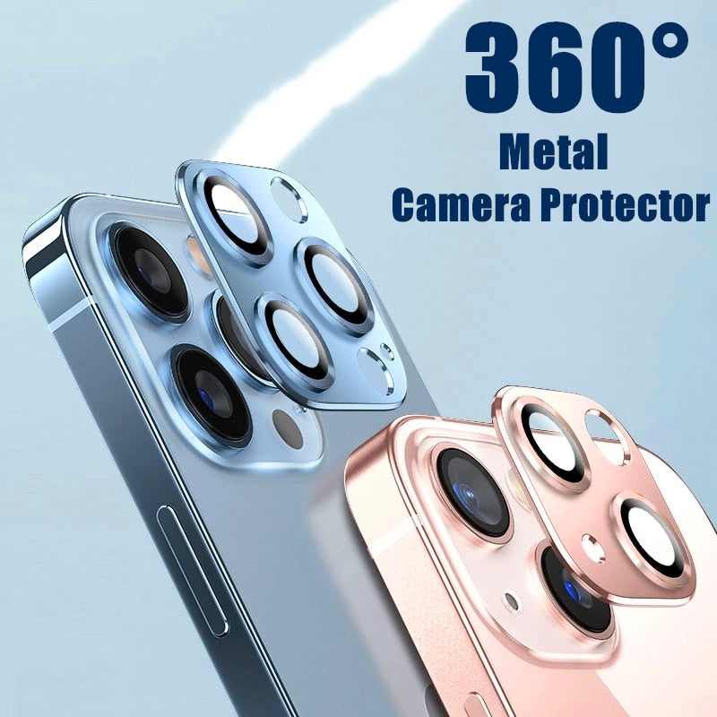 Full Cover Camera Lens Protector For iphone 14 13 12 - theroxymob