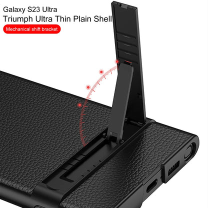 Carbon Fiber Kickstand Case  For Samsung S24 S23 Series