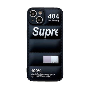 3D Puffer Fashion Supreme Case For IPhone 14 13 12