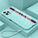 New For iphone 14 Case Soft Liquid Glass silicone protective Back Cover - theroxymob