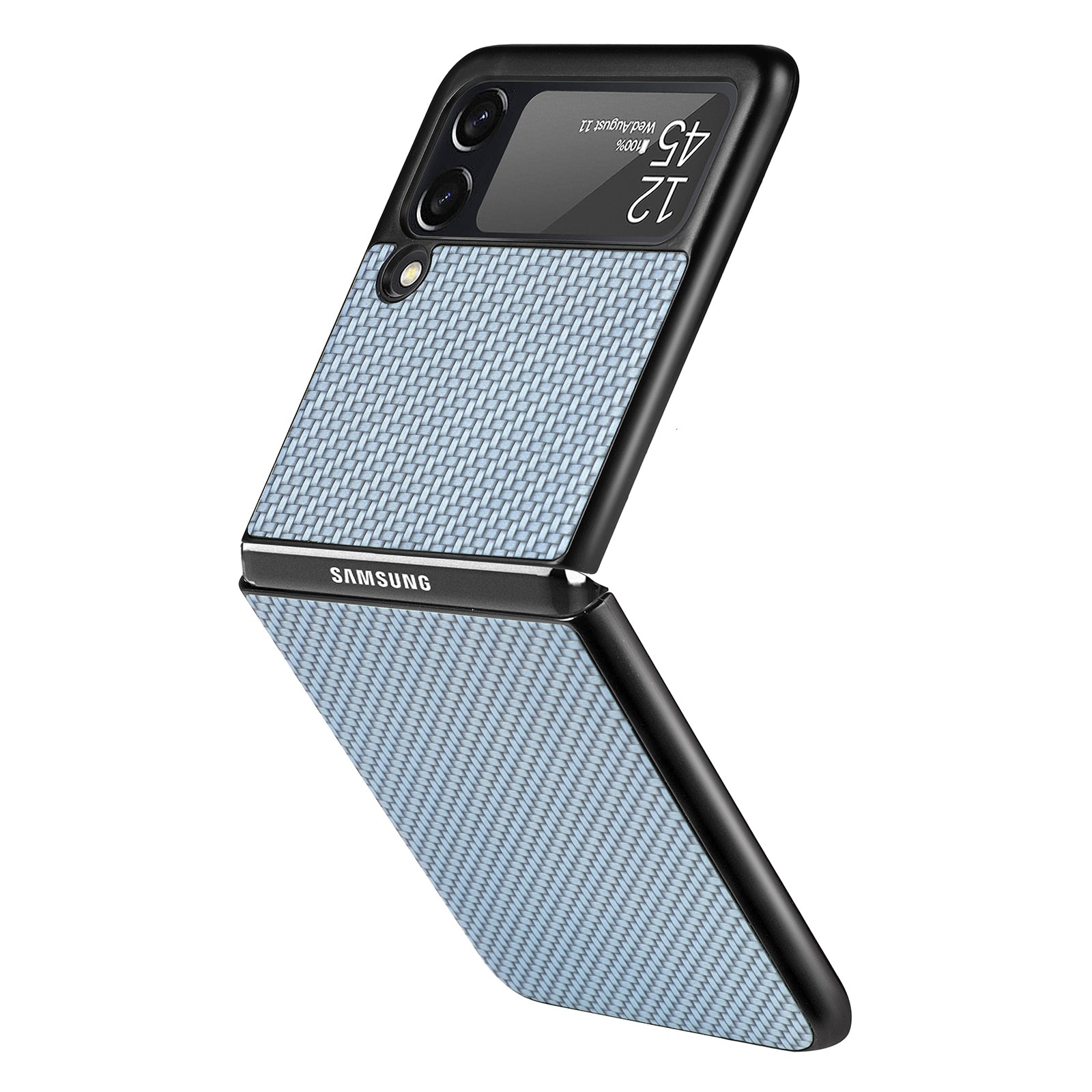 Luxury Carbon Fiber Slim Case for Samsung Galaxy Z Flip 4