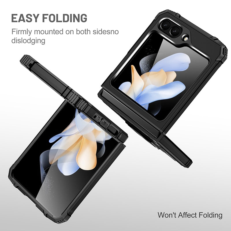 Anti-Fall Hard Cover Funda Case for Samsung Galaxy Z Flip 5 Flip5