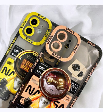 Cartoon Pattern Protect Case Shockproof For iPhone 14 13 12 - theroxymob