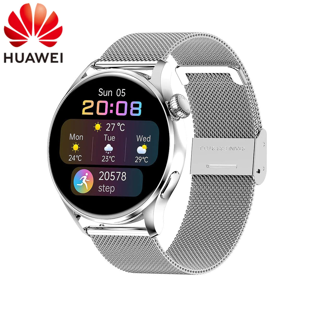 GT 3 Smart Huawei Watch NFC On Wrist Fashion Men Music Playback Smartwatch Tracker - theroxymob