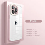 Transparent Shockproof Case Bumper Glass Camera Protection For iPhone 14 13 - theroxymob