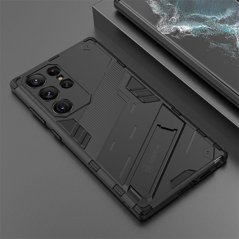 Case Shockproof Kickstand Magnet Armor Phone Cases For Samsung S23 Ultra Back Cover