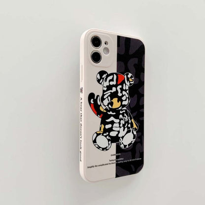 Hard Matte Phone Kaws Case for iPhone 14 13 - theroxymob