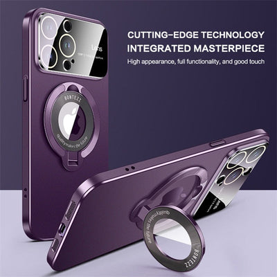 Large Window Phone Case Leak Label Magnetic Bracket
For iPhone 14/13 Series