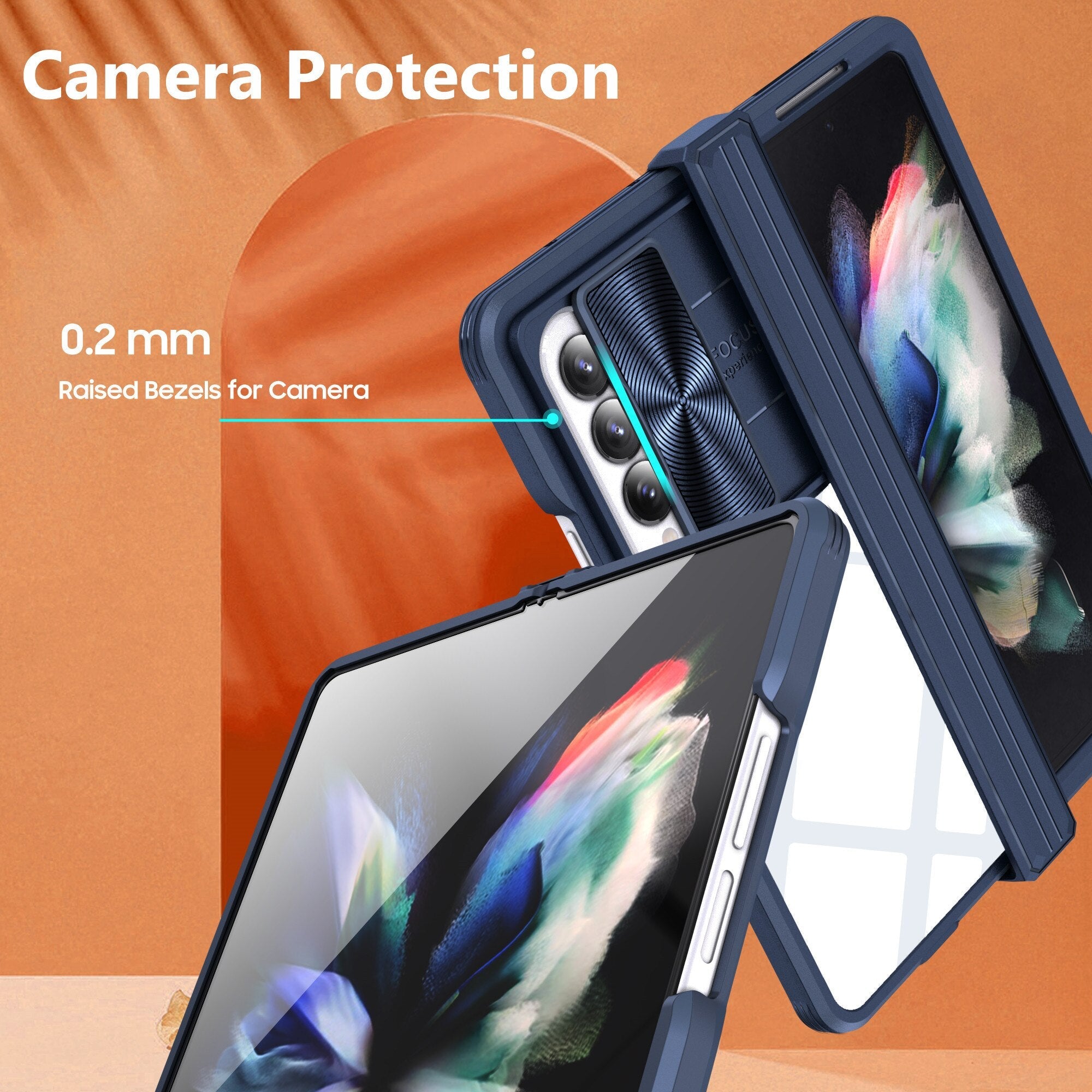 ANTI-DROP CLEAR CASE SLIDE CAMERA PROTECTION FOR SAMSUNG GALAXY Z FOLD 4