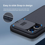 New Magnetic Cover Slide Camera Protection Phone Case For iPhone 14 Series - theroxymob
