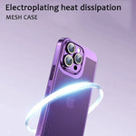 Electroplating Heat Dissipation iPhone Case For IPhone 15 14 13