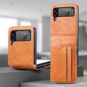 Card Holder Wallet Leather Case for Samsung Galaxy Z Flip 4