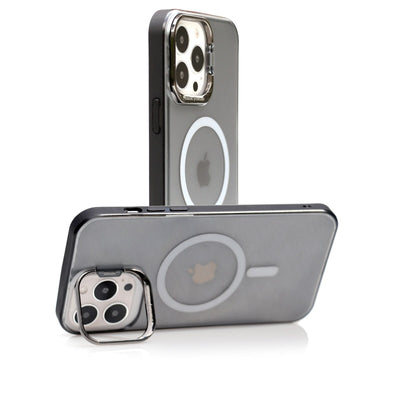 Magnetic Kickstand Magsafe Phone Stand Back Cover For iPhone 14 13 - theroxymob